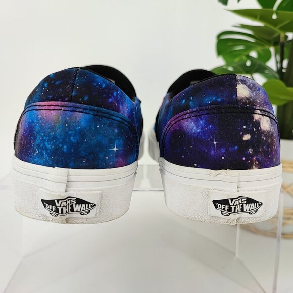 Vans Women's Asher Galaxy Multicolor Canvas Sneaker Size 7.5 - Picture 3 of 8